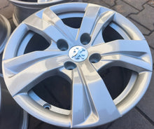 Load image into Gallery viewer, 4x Alufelge 15 Zoll 6.5" 4x108 20ET Glanz Silber Opel Crossland 2008 I Rim Wheel FEL9455041850gr