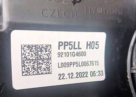 Frontscheinwerfer Hyundai I30 III 92101G4600 Links Scheinwerfer Headlight SCH2513149722fg