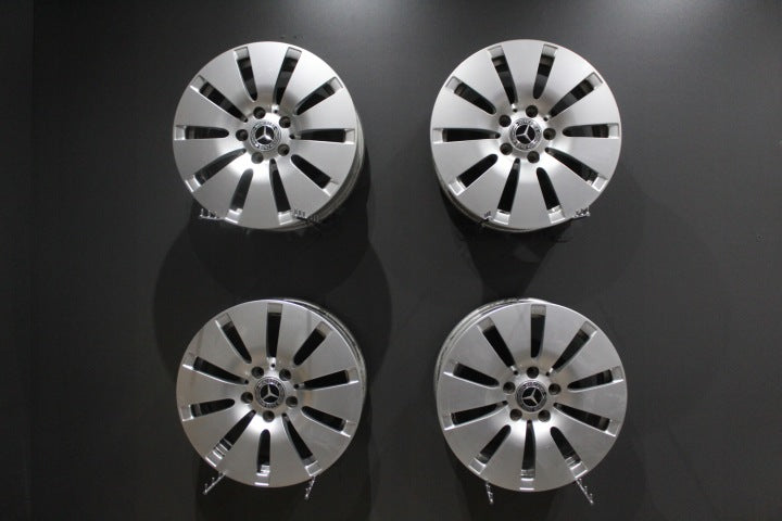 4x Alufelge 16 Zoll 6.5" 5x112 38ET A2054010100 Mercedes-Benz W204 Rim Wheel FEL2045609116px