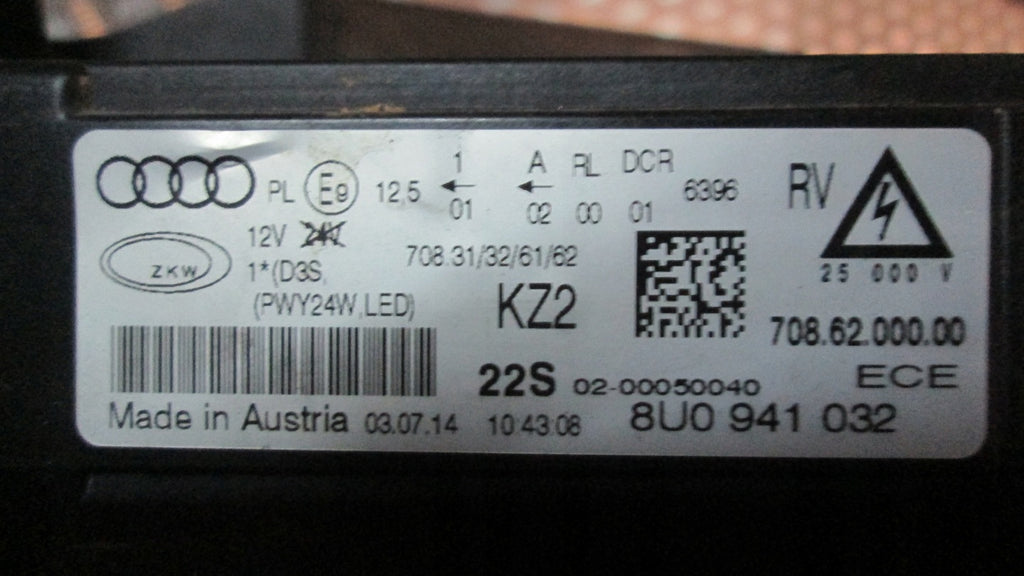 Frontscheinwerfer Audi Q3 8U0941032 LED Rechts Scheinwerfer Headlight SCH1311664302ec