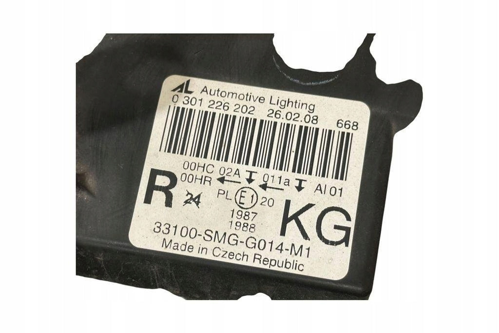 Frontscheinwerfer Honda Civic Hatchback VIII 33100SMGG014M1 Rechts Headlight