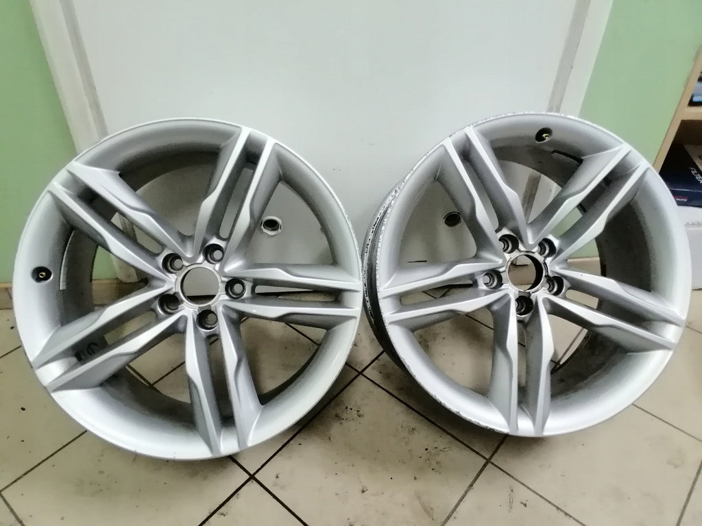 1x Alufelge 19 Zoll 8.5" 5x112 32ET Silber 8T0601025H Audi A5 Rim Wheel