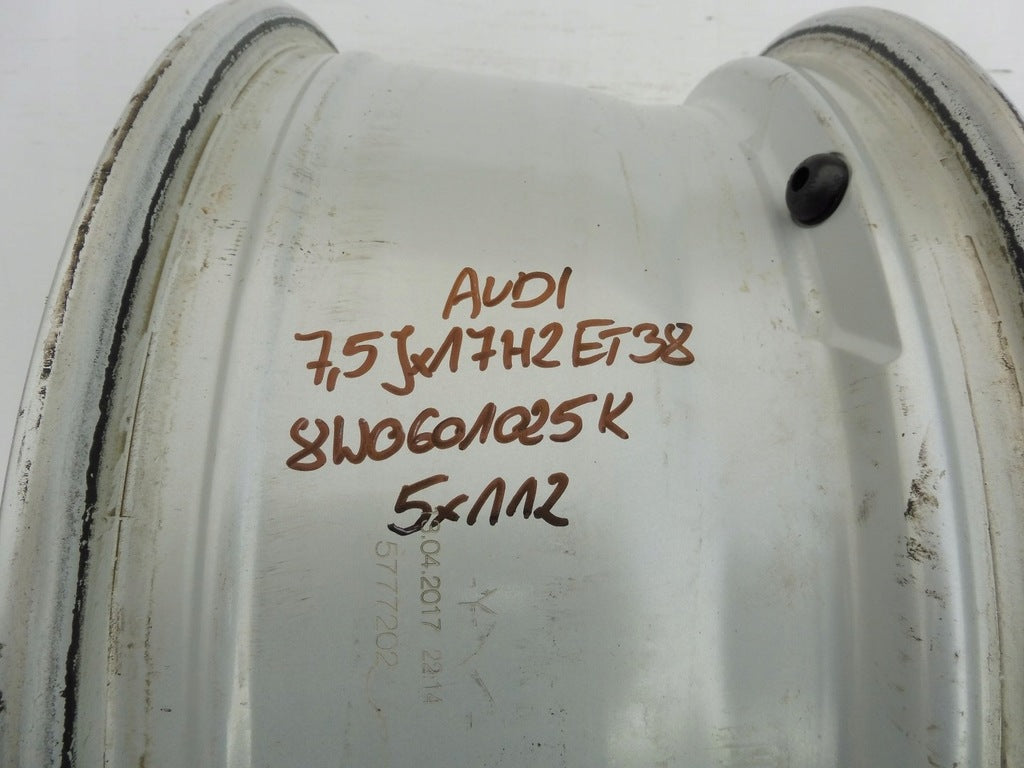 1x Alufelge 17 Zoll 7.5" 5x112 38ET Matt Graphit 8W00601025 Audi Mg Rim Wheel FEL1701642660ke
