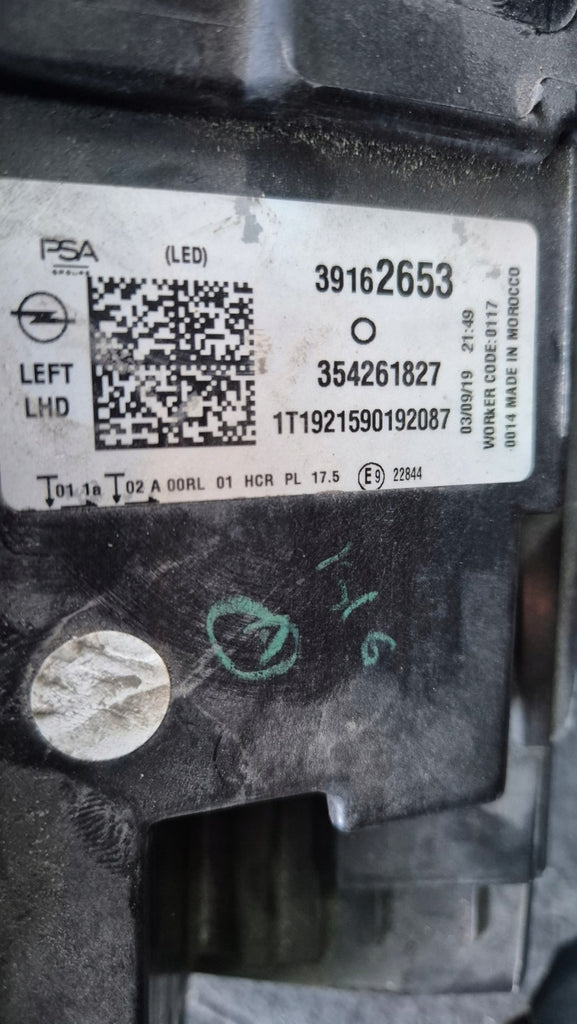 Frontscheinwerfer Opel Corsa F 39162653 LED Links Scheinwerfer Headlight SCH5184933158qm