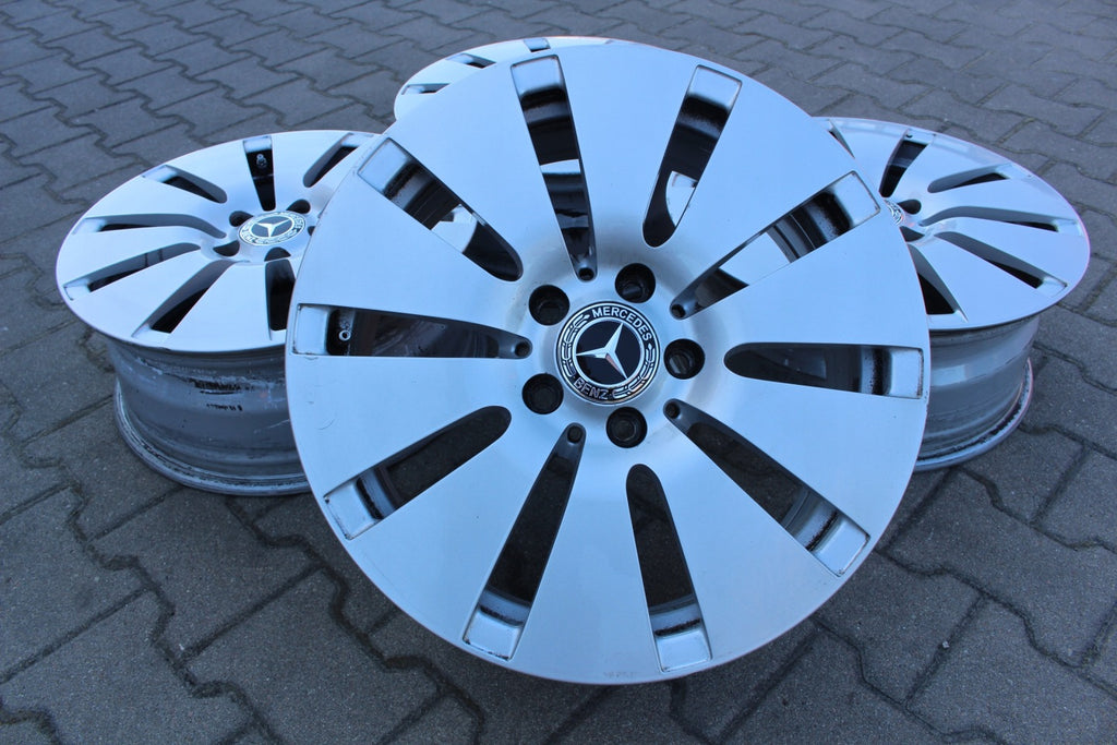 4x Alufelge 17 Zoll 7.0" 5x112 48 5ET Silber A2054012100 Mercedes-Benz W205 W204 FEL6445764102un