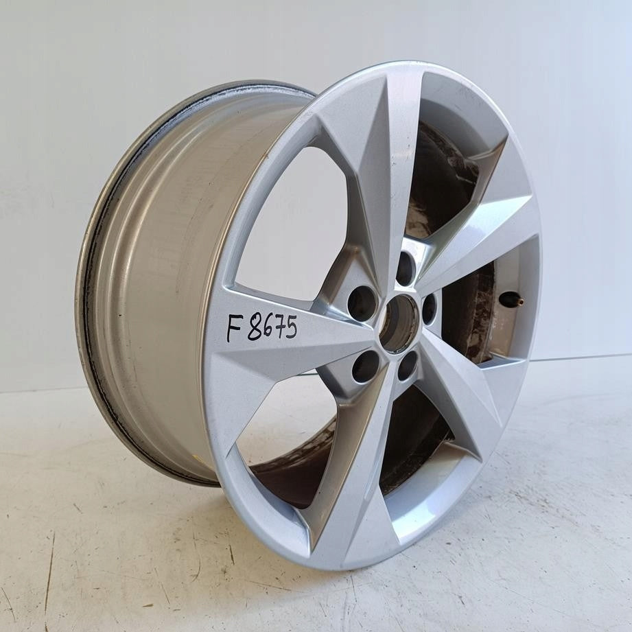 1x Alufelge 18 Zoll 8.0" 5x112 46ET Glanz Silber 8Y0601025J Audi A3 Rim Wheel FEL6970584855ht