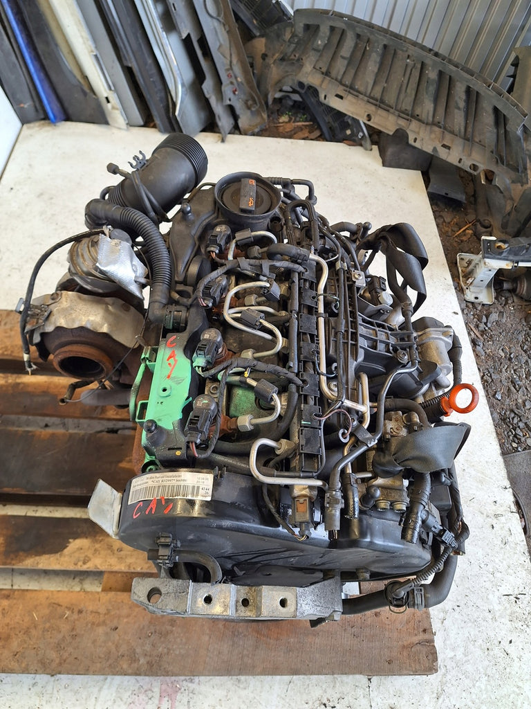 Motor Audi Seat Skoda VW CAY 1.6 TDI 105PS 207TKm Diesel Engine Komplett