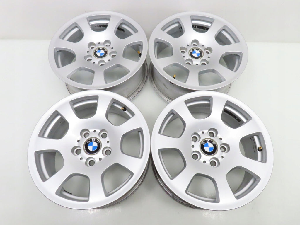 4x Alufelge 16 Zoll 7.0" 5x120 20ET Silber 6762000 BMW E60 Rim Wheel FEL3011386930dt