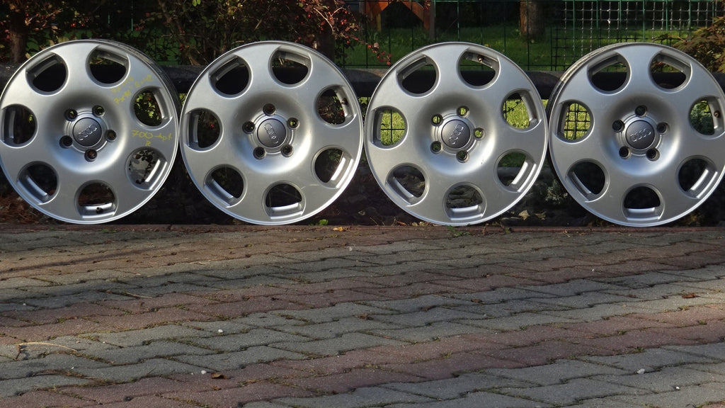 4x Alufelge 16 Zoll 7.0" 5x112 42ET 8E0601025F Audi A4 A3 Rim Wheel