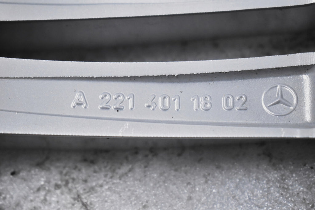 1x Alufelge 19 Zoll 9.5" 5x112 43ET Glanz Silber A2214011802 Mercedes-Benz W221 FEL9419866986ux