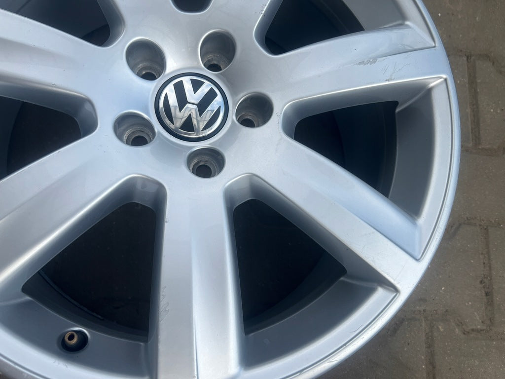 4x Alufelge 18 Zoll 7.5" 5x112 40ET Glanz Silber 601025AM VW Passat Phaeton FEL4419848111ol