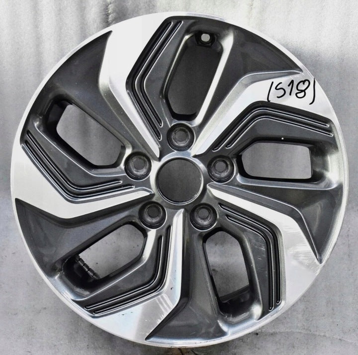 1x Alufelge 16 Zoll 6.5" 5x114.3 44ET 52910CM100 Hyundai Sonata Rim Wheel FEL7740861522bm