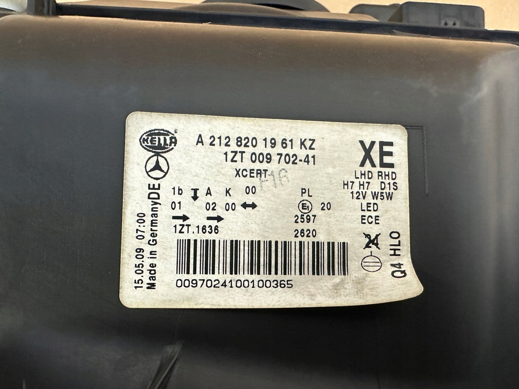 Frontscheinwerfer Mercedes-Benz W212 A2128201961 Xenon Links Headlight SCH8548202654ut