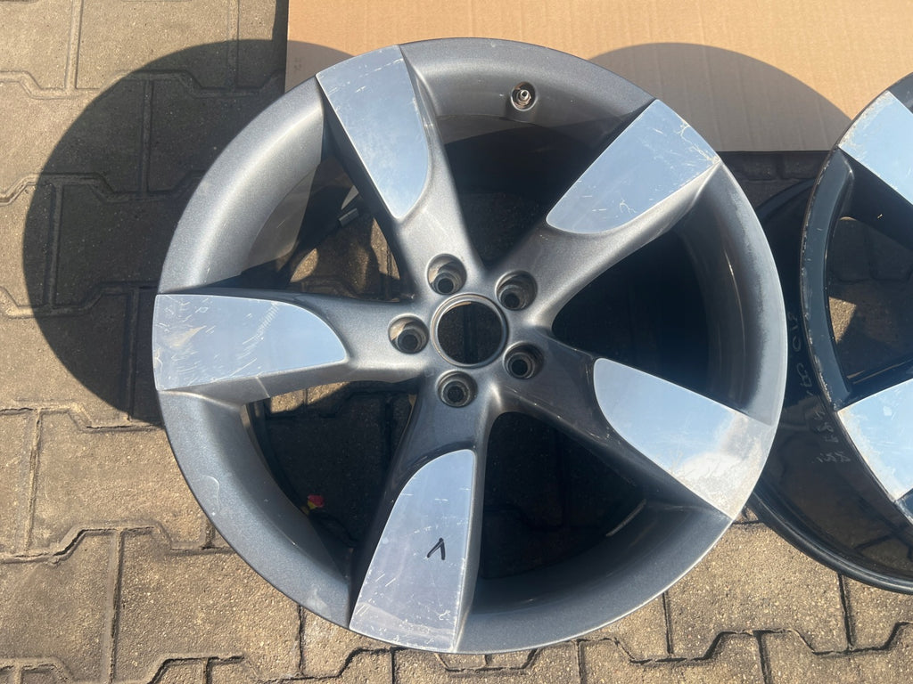 1x Alufelge 19 Zoll 9.0" 5x112 33ET Glanz Silber 8T0071499A Audi A5 Rim Wheel FEL9908303362rn