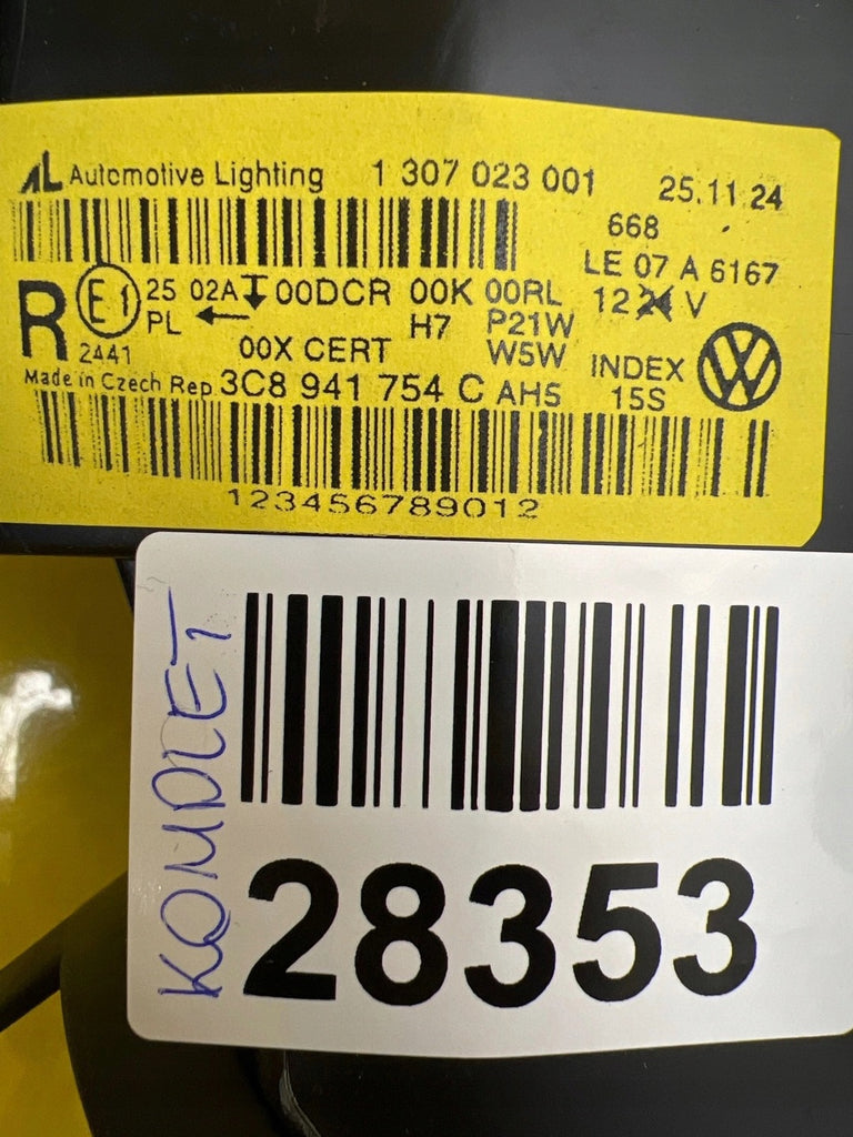 Frontscheinwerfer VW Passat Cc 3C8941754C 3C8941753C Xenon Ein Satz Headlight SCH7129785146tu