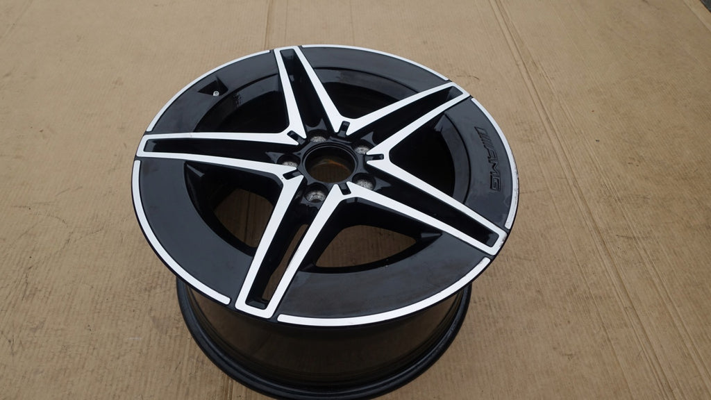1x Alufelge 18 Zoll 9.0" 5x112 58ET Glanz Graphit A2064016600 Mercedes-Benz Amg FEL1623051658mx