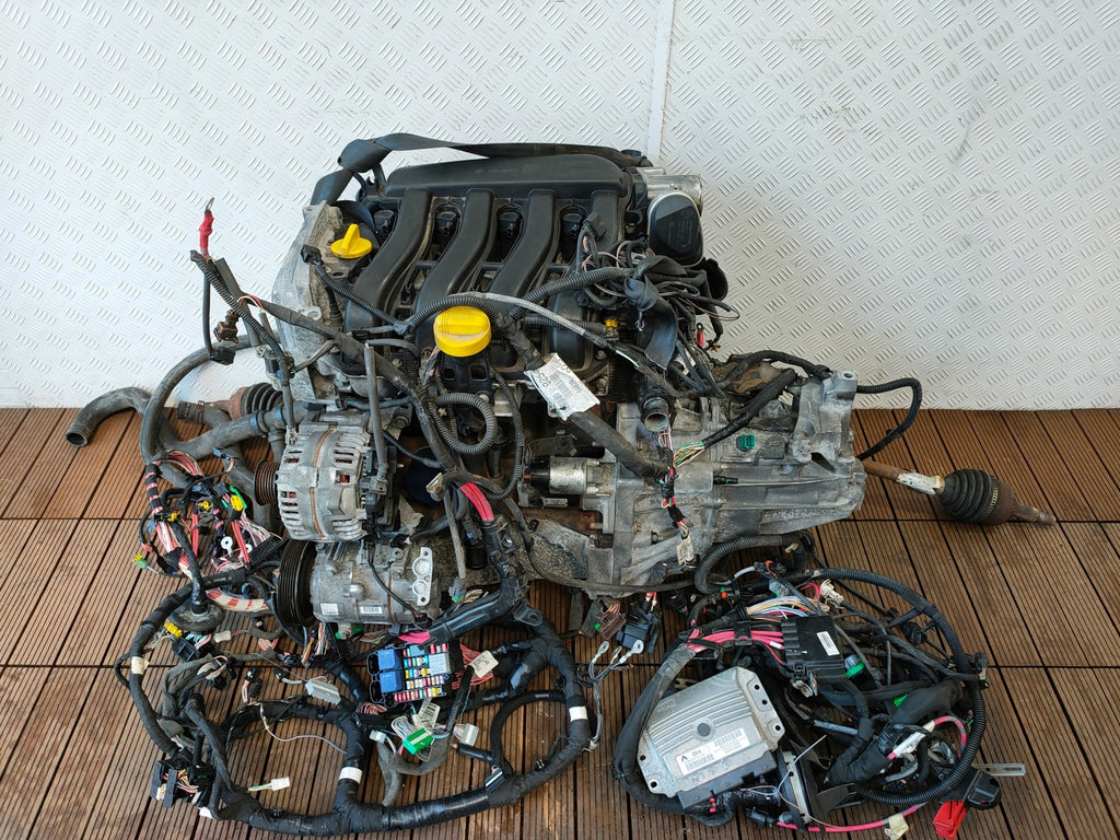 Motor Dacia Renault H4J700 K4MR858 1.4 TCE 121TKm 2008 Benzin Engine Komplett