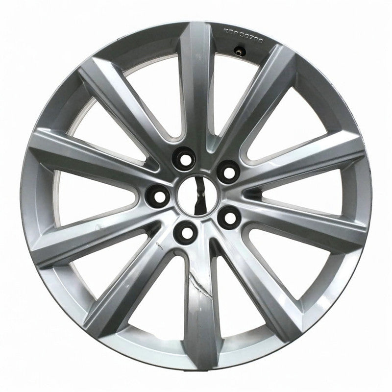 1x Alufelge 18 Zoll 8.0" 5x112 25ET Glanz Silber 760071498 VW Touareg Rim Wheel