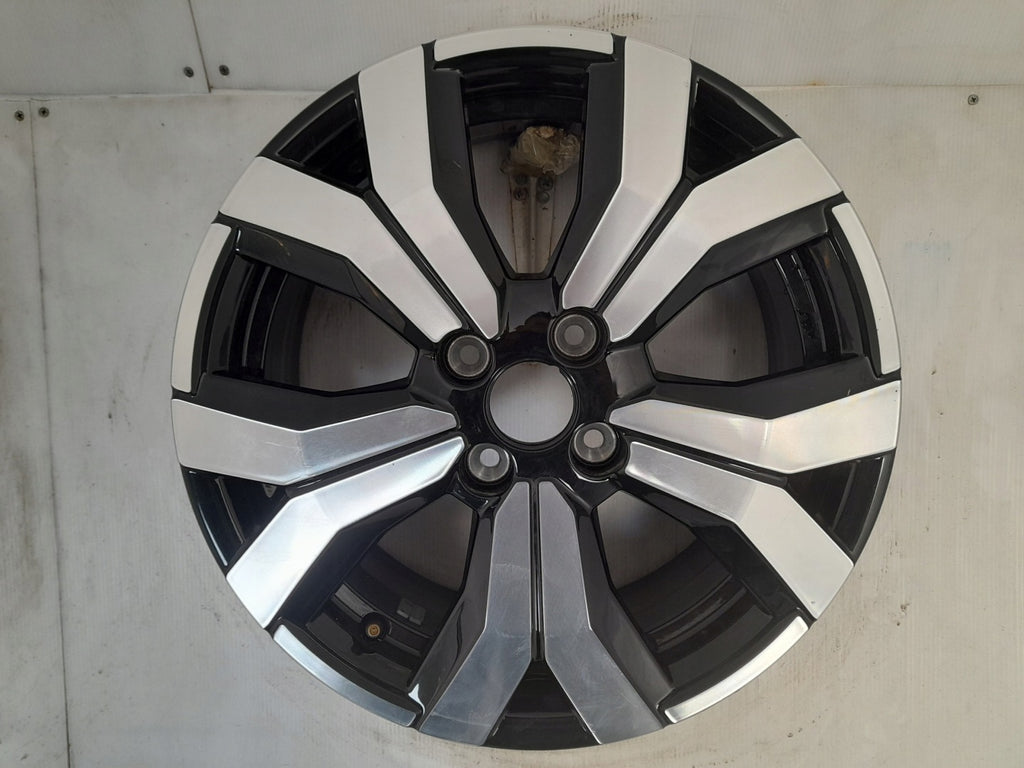1x Alufelge 16 Zoll 6.5" 4x100 45ET Glanz Schwarz 403009410R Renault Rim Wheel FEL7000240225rj