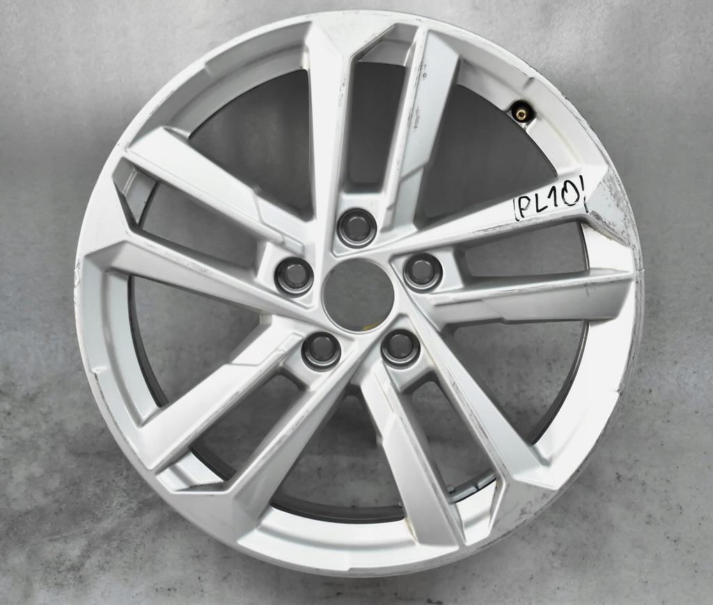 1x Alufelge 17 Zoll 6.5" 5x112 43ET Glanz Silber 8Y0601025L Audi A3 Rim Wheel