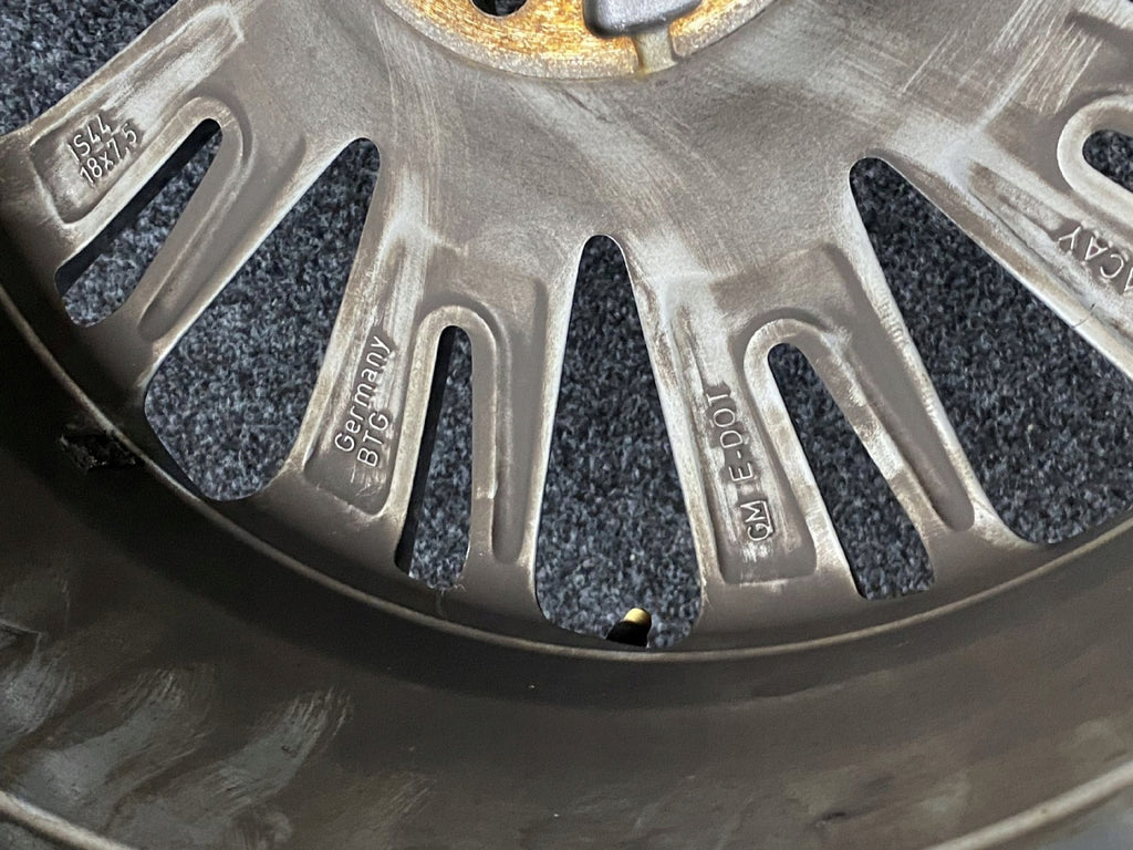 1x Alufelge 18 Zoll 7.5" 5x105 44ET Glanz Schwarz OP116 Opel Astra K Rim Wheel FEL3590219742jw