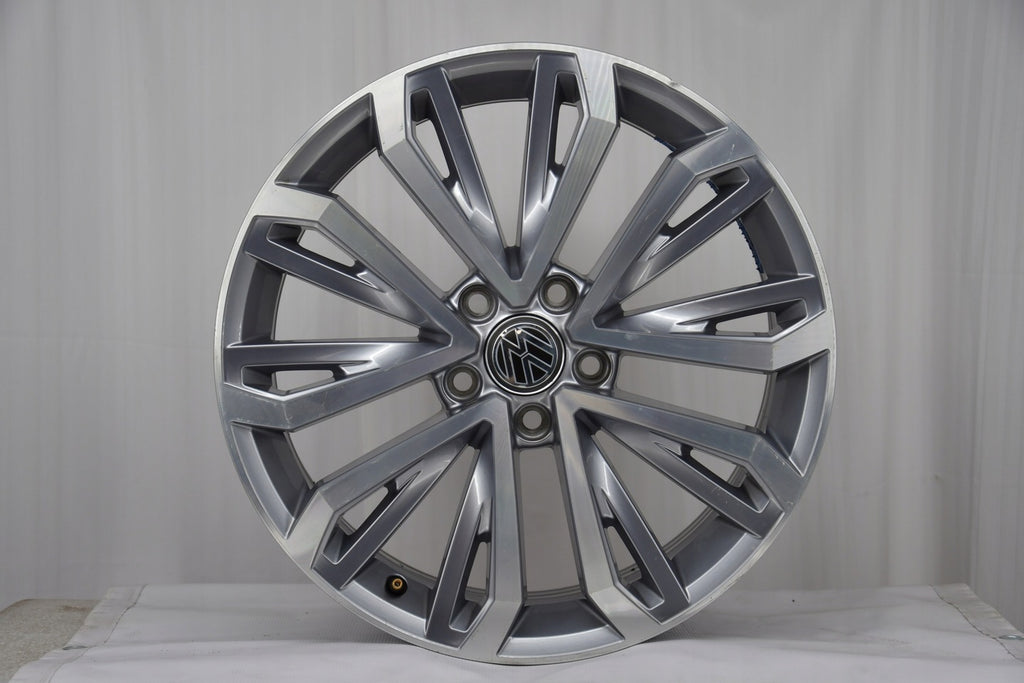 4x Alufelge 18 Zoll 7.0" 5x112 45ET Glanz Grau 2GA601025 Mg Rim Wheel