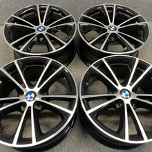 Load image into Gallery viewer, 4x Alufelge 17 Zoll 7.5" 5x112 27ET Glanz Schwarz 6863417 BMW G31 G30 Rim Wheel FEL1708044388jo