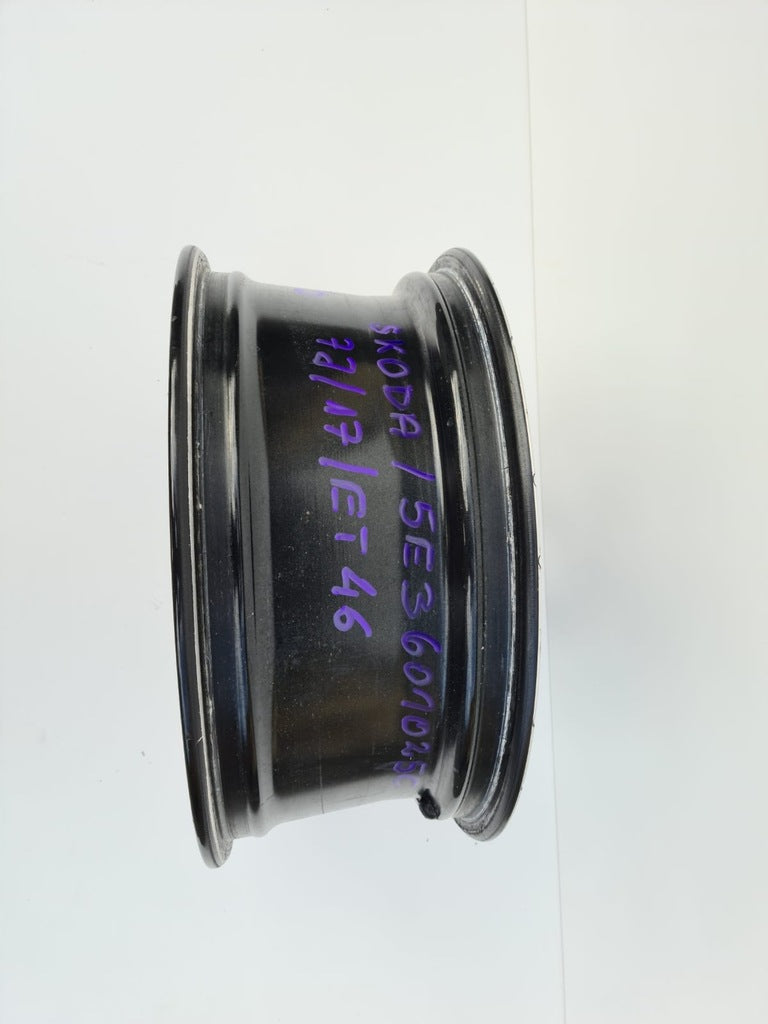 1x Alufelge 17 Zoll 7.0" 5x112 46ET Glanz Grau 5E3601025C Mg Octavia Iv FEL8812024929th