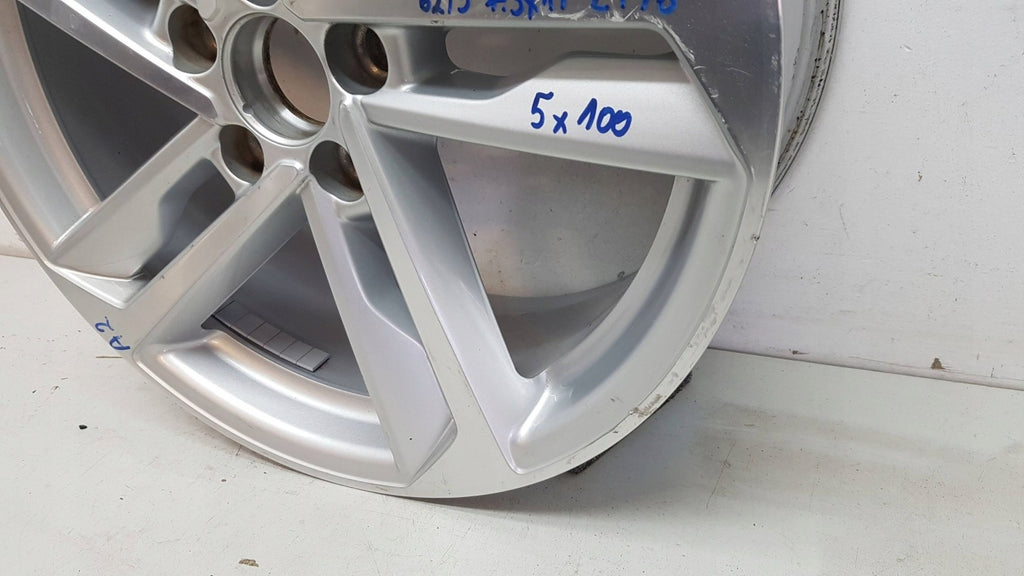 1x Alufelge 17 Zoll 7.5" 5x100 46ET Glanz Silber 82A601025K Audi A1 Rim Wheel FEL7617295702tf