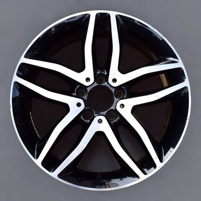 1x Alufelge 18 Zoll 7.0" 5x112 46ET Glanz Schwarz A1564010100 Mercedes-Benz Gla