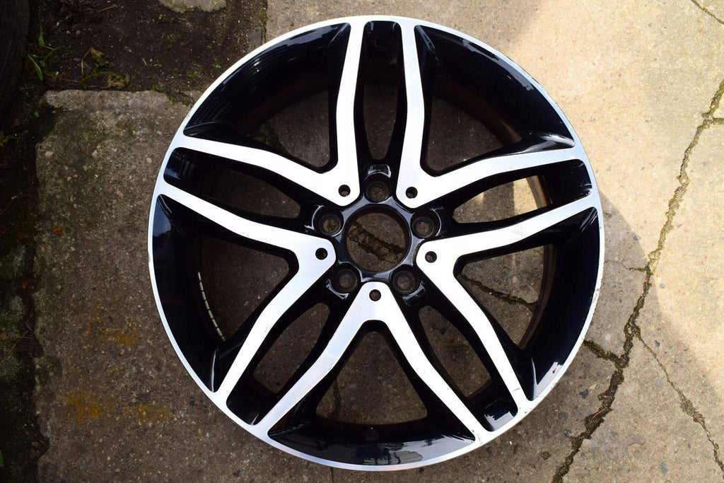 1x Alufelge 18 Zoll 7.0" 5x112 46ET Glanz Schwarz A1564010100 Mercedes-Benz Gla