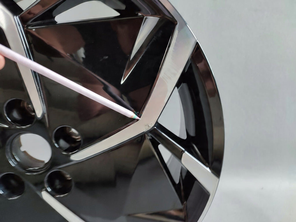 1x Alufelge 19 Zoll 7.5" 5x114.3 49,5ET Glanz Schwarz 52910-GI130 Hyundai Ioniq