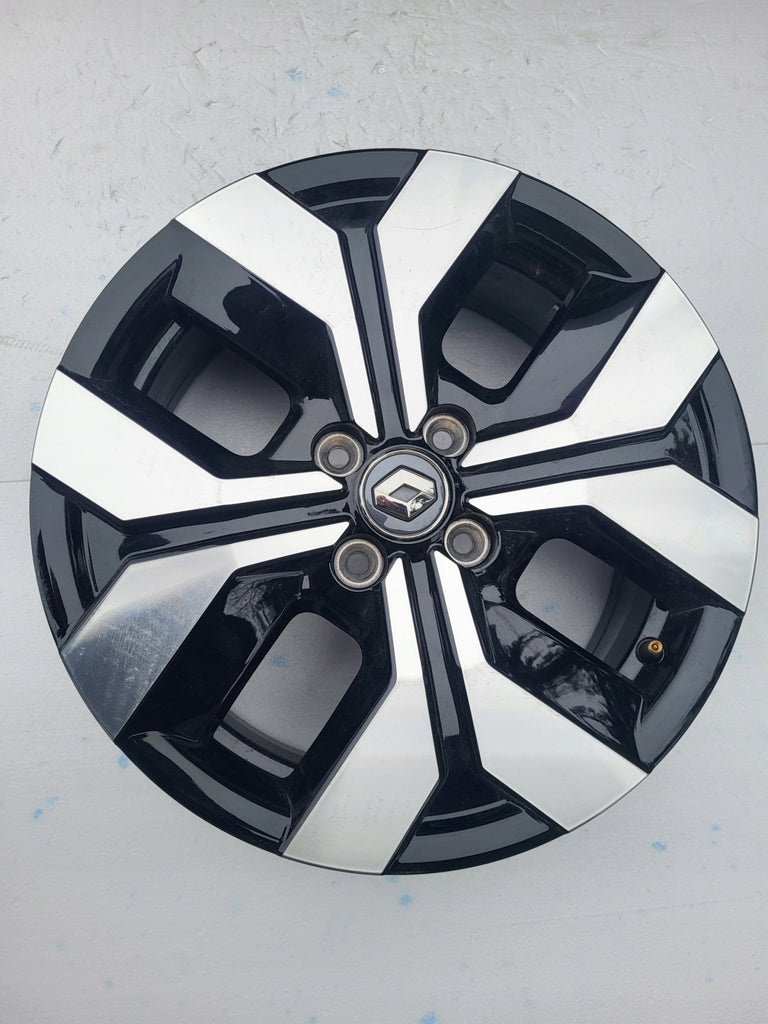 1x Alufelge 16 Zoll 6.5" 4x100 45ET Glanz Schwarz 403006547R Dacia Sandero I FEL2139115109qr