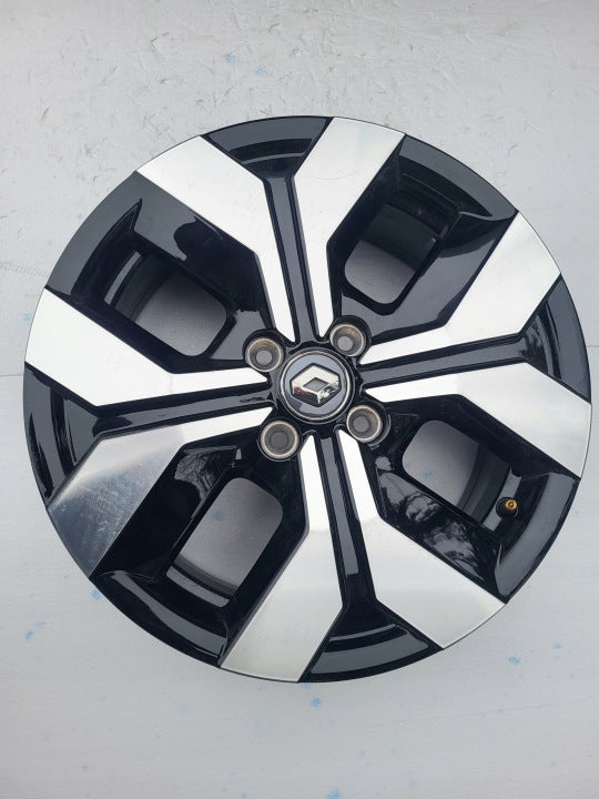 1x Alufelge 16 Zoll 6.5" 4x100 45ET Glanz Schwarz 403006547R Dacia Sandero I FEL2139115109qr