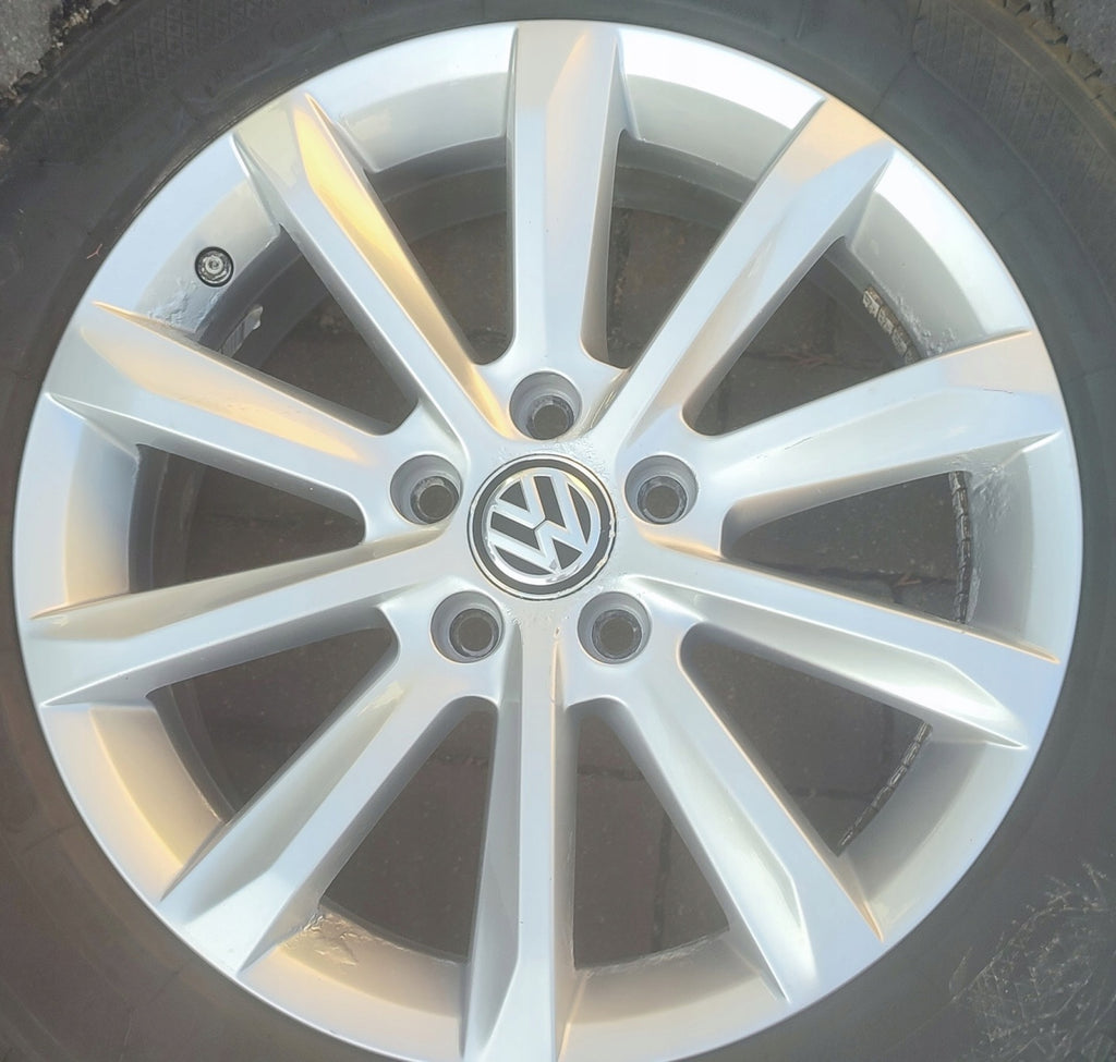 4x Alufelge 17 Zoll 6.5" 5x112 41ET Glanz Silber 3G0601025C VW Passat B8 FEL3742097945ul