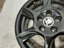 Laden Sie das Bild in den Galerie-Viewer, 4x Alufelge 15 Zoll 6.0" 5x100 38ET Glanz Schwarz TL60538 Skoda Fabia I FEL8768591266fa