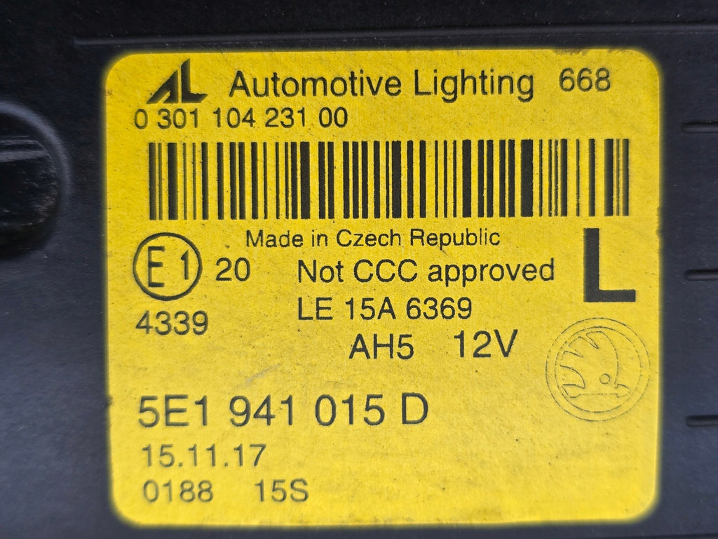 Frontscheinwerfer Skoda Octavia III 5E1941015D LED Links Scheinwerfer Headlight SCH3906281703in