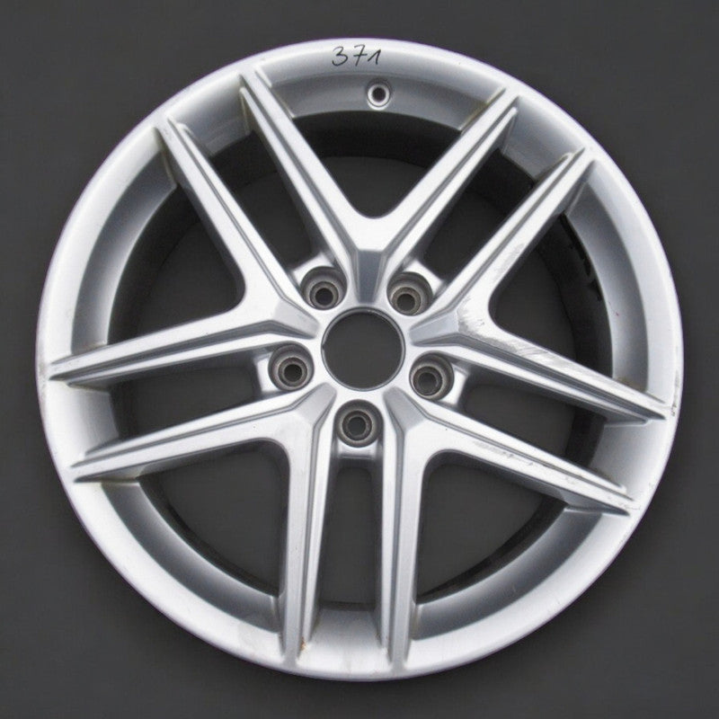 1x Alufelge 17 Zoll 6.5" 5x112 28ET Glanz Silber 8W9601025 Audi A4 Allroad B9