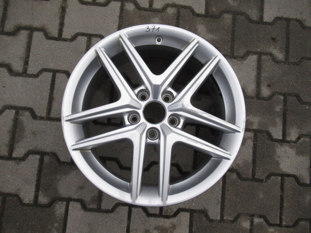 1x Alufelge 17 Zoll 6.5" 5x112 28ET Glanz Silber 8W9601025 Audi A4 Allroad B9