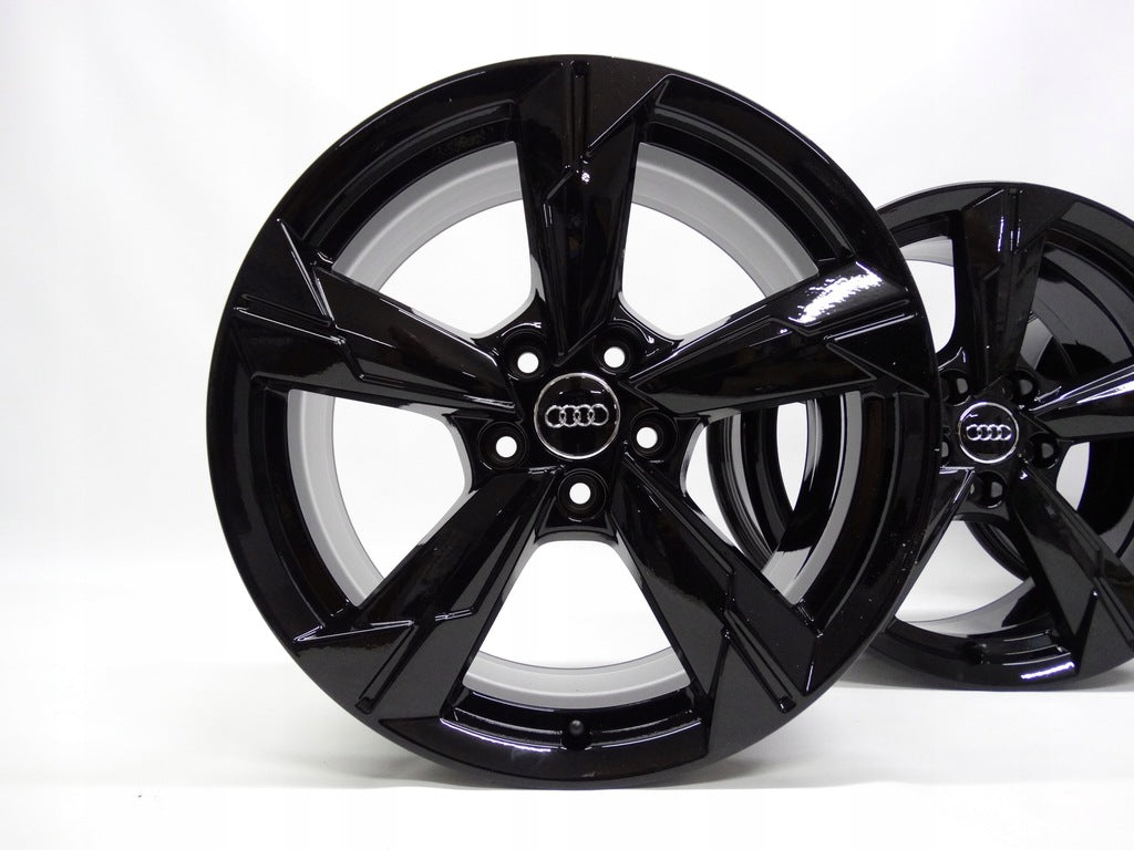 4x Alufelge 18 Zoll 8.0" 5x112 39ET Glanz Schwarz 4K0601025 Audi A6 C8 Rim Wheel FEL6723484819ae