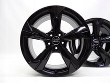 Laden Sie das Bild in den Galerie-Viewer, 4x Alufelge 18 Zoll 8.0" 5x112 39ET Glanz Schwarz 4K0601025 Audi A6 C8 Rim Wheel FEL6723484819ae