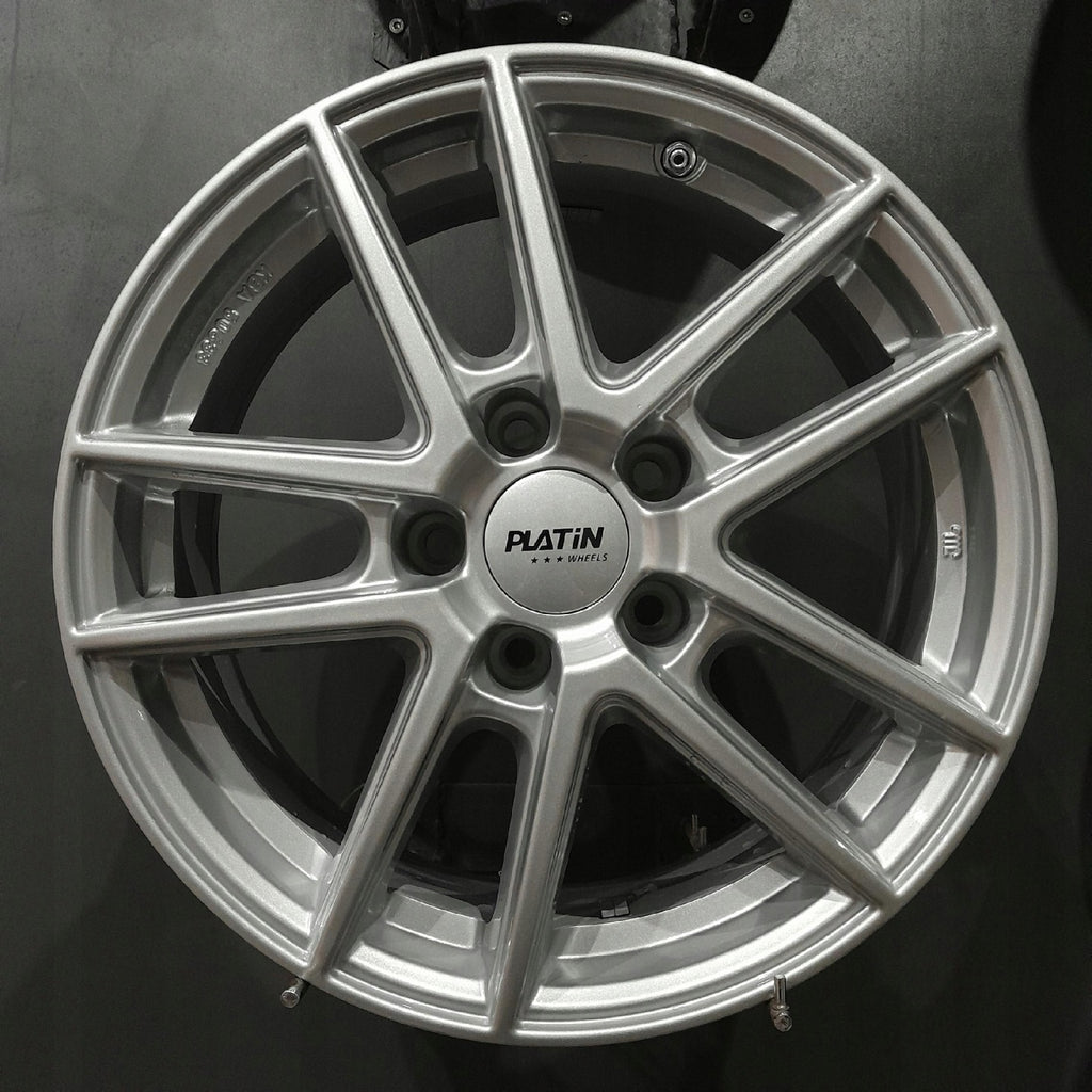 4x Alufelge 16 Zoll 6.5" 5x112 38ET Glanz Silber Mg Hs I Rim Wheel FEL7934855101hc