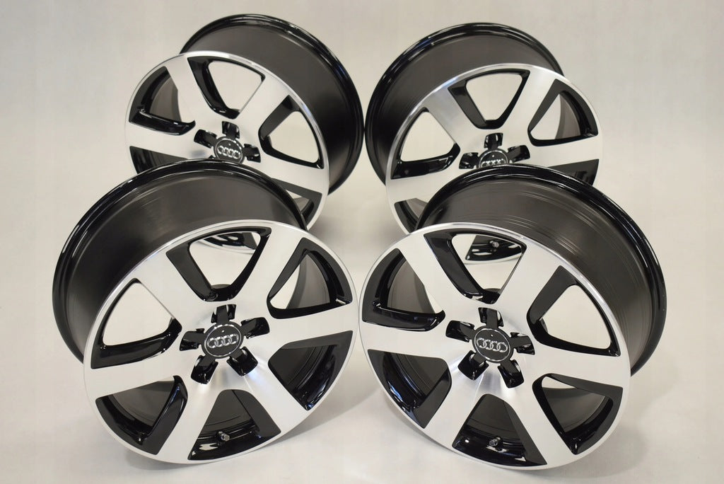 4x Alufelge 17 Zoll 8.0" 5x112 39ET Glanz Schwarz 4G0601025BK Audi A6 C7 B8 FEL1195433021rx