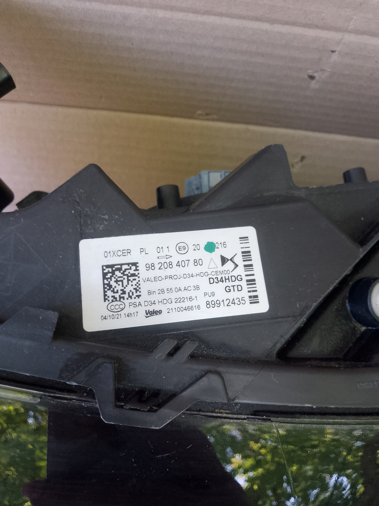Frontscheinwerfer Citroën Ds3 9820840780 Full LED Links Scheinwerfer Headlight
