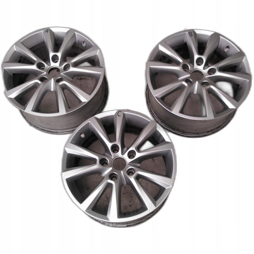 1x Alufelge 18 Zoll 8.0" 5x130 53ET Glanz Silber 7P6601025C VW Touareg Rim Wheel FEL6707052649qa