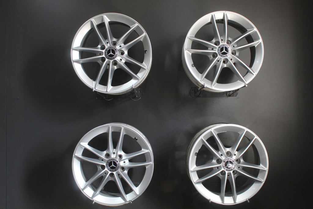 4x Alufelge 16 Zoll 6.5" 5x112 44ET A1774010100 Mercedes-Benz W176 Rim Wheel FEL9003211453mp