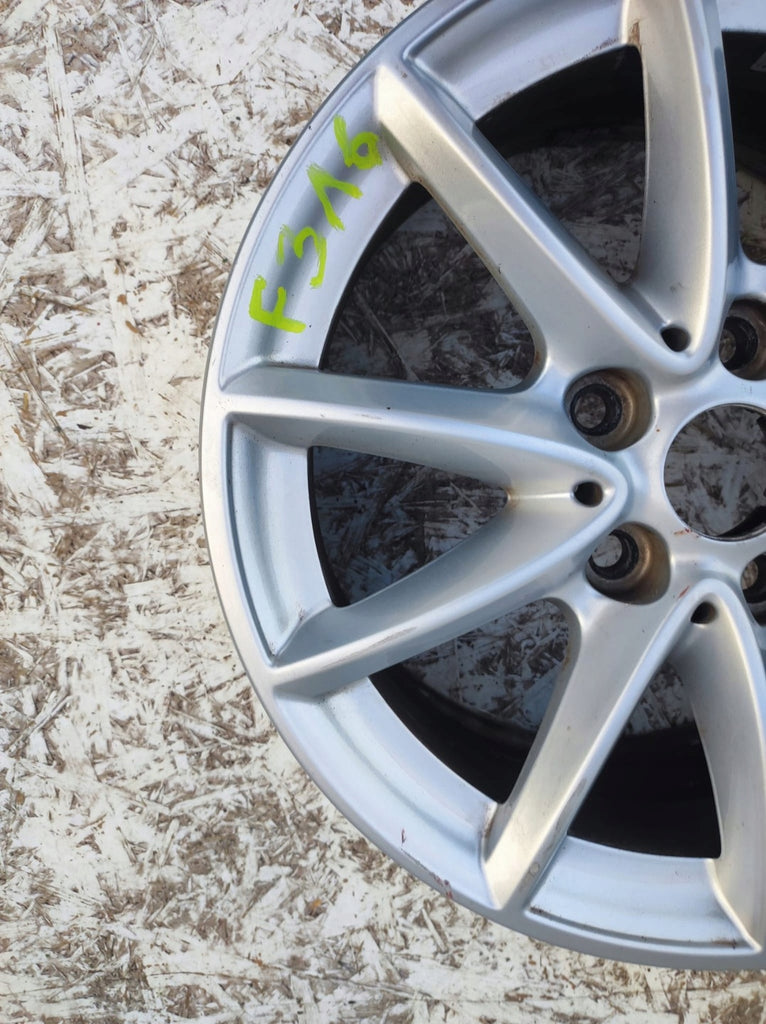 1x Alufelge 16 Zoll 7.0" 5x112 52ET Glanz Silber 6855080 BMW F45 F46 Rim Wheel