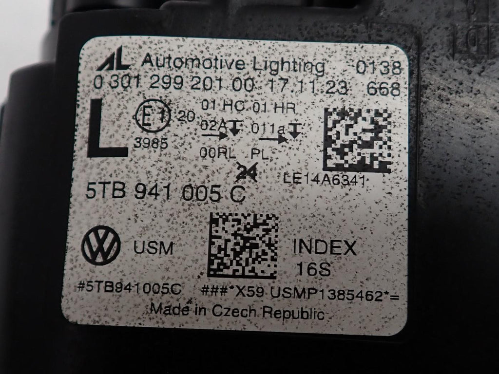 Frontscheinwerfer VW Touran 5TB941005C LED Links Scheinwerfer Headlight SCH2141035383ci