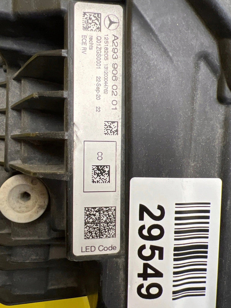 Frontscheinwerfer Mercedes-Benz Eqc A2939060201 LED Rechts Headlight SCH3929726411kh