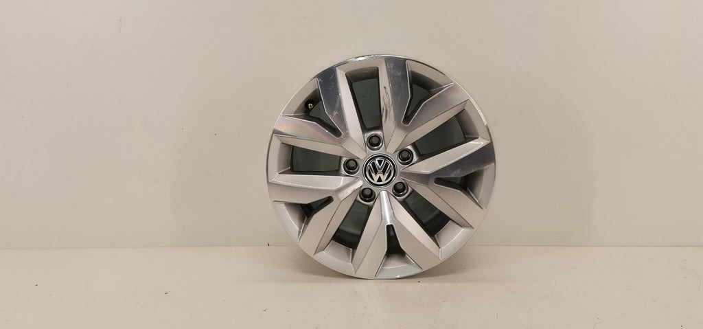 1x Alufelge 16 Zoll 6.5" 5x112 48ET 5TA601025M VW Touran Rim Wheel